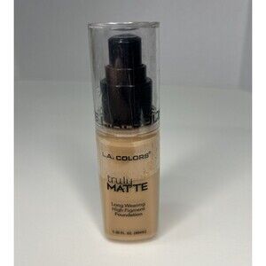 LA COLOR Golden Beige Matte Foundation Concealer Pigment Long Lasting 1.35 Fl Oz